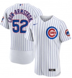 Men Chicago Cubs #52 Pete Crow-Armstrong White Nike Stitched MLB jersey