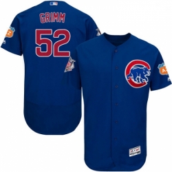 Mens Majestic Chicago Cubs 52 Justin Grimm Royal Blue Alternate Flex Base Authentic Collection MLB Jersey