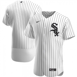 Men Chicago White Sox Men Nike White Home 2020 Flex Base Official Team MLB Jersey