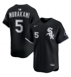 Men Chicago White Sox Nike Black Alternate Limited Jersey Newcomb Sean 15
