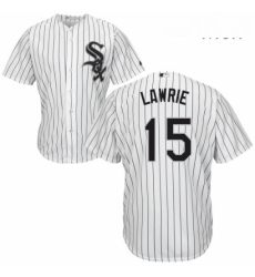 Mens Majestic Chicago White Sox 10 Yoan Moncada Replica White Home Cool Base MLB Jersey 