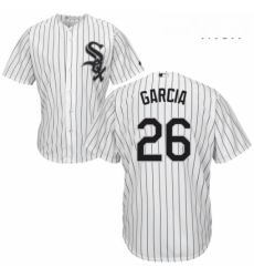 Mens Majestic Chicago White Sox 26 Avisail Garcia Replica White Home Cool Base MLB Jersey