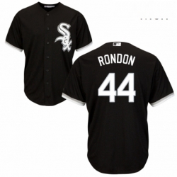 Mens Majestic Chicago White Sox 44 Bruce Rondon Replica Black Alternate Home Cool Base MLB Jersey 