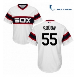 Mens Majestic Chicago White Sox 55 Carlos Rodon White Alternate Flex Base Authentic Collection MLB Jersey