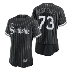 Mens White Sox Southside Yermin Mercedes City Connect Authentic Jersey