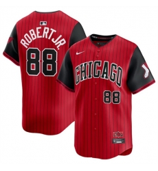 Youth Chicago White Sox ACTIVE PLAYER Custom Red Black 2025 City Connect Limited Stitched Baseball Jersey