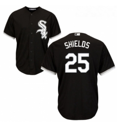 Youth Majestic Chicago White Sox 33 James Shields Authentic Black Alternate Home Cool Base MLB Jersey