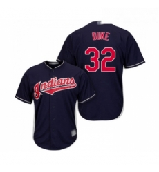 Youth Cleveland Indians 32 Zach Duke Replica Navy Blue Alternate 1 Cool Base Baseball Jersey 