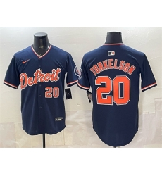 Men Detroit Tigers  20 Spencer Torkelson Navy 2026 Alternate Vapor Premier Limited Stitched Baseball Jersey