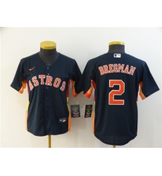 Astros 2 Alex Bregman Navy Women 2020 Nike Cool Base Jersey