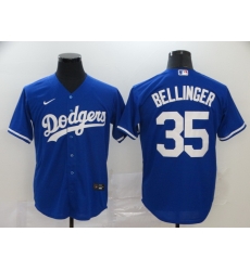 Dodgers 35 Cody Bellinger Royal 2020 Nike Cool Base Jersey