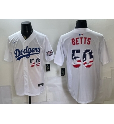 Men Los Angeles Dodgers 50 Mookie Betts White 250 Fourth of July Home Stitched Baseball Jersey Men Los Angeles Dodgers 50 Mookie Betts White 250 Fourth of July Home Stitched Baseball Jersey