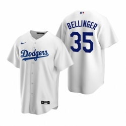 Mens Nike Los Angeles Dodgers 35 Cody Bellinger White Home Stitched Baseball Jerse