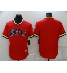 Men's Los Angeles Angels Blank Red Cool Base Stitched Jersey