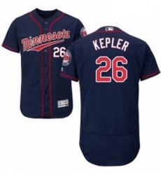 Mens Majestic Minnesota Twins 26 Max Kepler Navy Blue Flexbase Authentic Collection MLB Jersey