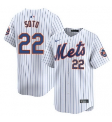 Men New York Mets Juan Soto #22 White Flex Base Stitched MLB Jersey