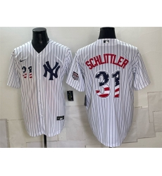 Men New York Yankees  31 Cam Schlittler White 2026 All Star Edition Stars   Stripes Stadium Pick A Player Stitched Baseball Jersey