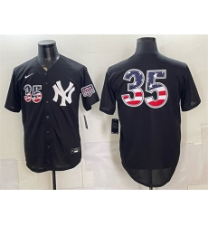 Men New York Yankees 35 Cody Bellinger Black 2026 USA 250 Fourth of July Home Stadium Stitched Baseball Jersey Men New York Yankees 35 Cody Bellinger Black 2026 USA 250 Fourth of July Home Stadium Stitched Baseball Jersey