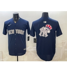 Men New York Yankees Team Big Logo Navy Limited Stitched Baseball Jerseys Men New York Yankees Team Big Logo Navy Limited Stitched Baseball Jerseys
