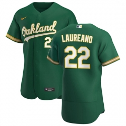 Oakland Athletics 22 Ramon Laureano Men Nike Kelly Green Alternate 2020 Authentic Player MLB Jersey