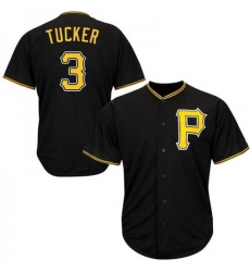 Pirates 3 Cole Tucker Black Cool Base Jersey