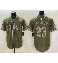 Men San Diego Padres Fernando Tatis Jr Olive 2026 Armed Forces Day Stitched Baseball Jersey Men San Diego Padres Fernando Tatis Jr Olive 2026 Armed Forces Day Stitched Baseball Jersey