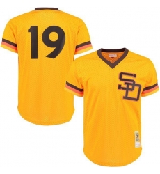 Men San Diego Padres Tony Gwynn 19 Pull Over Jersey