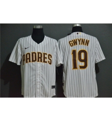 Padres 19 Tony Gwynn White 2020 Nike Cool Base Jersey