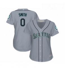 Womens Seattle Mariners 0 Mallex Smith Replica Grey Road Cool Base Baseball Jersey 