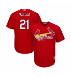 Youth St Louis Cardinals 21 Andrew Miller Replica Red Alternate Cool Base Baseball Jersey 