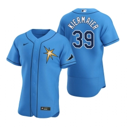 Men Tampa Bay Rays 39 Kevin Kiermaier Men Nike Light Blue Alternate 2020 Flex Base Team MLB Jersey