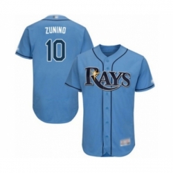 Men's Tampa Bay Rays #10 Mike Zunino Columbia Alternate Flex Base Authentic Collection Baseball Player Jersey