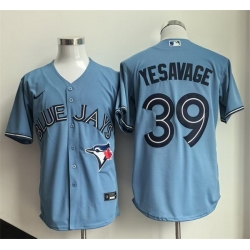 Men Toronto Blue Jays 39 Trey Yesavage Blue 2025 Cool Base Stitched Baseball Jersey
