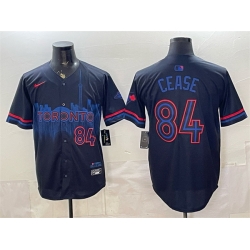 Men Toronto Blue Jays  39 Trey Yesavage Pink 50 Seasons Patch Stitched Baseball Jersey