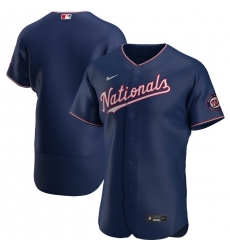 Men Washington Nationals Men Nike Navy Alternate 2020 Flex Base Team MLB Jersey