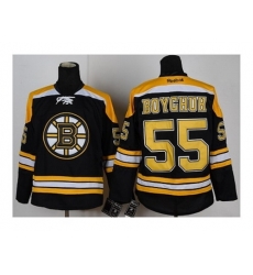 NHL Jerseys Boston Bruins #55 Boychuk Black Jerseys