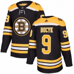 Youth Adidas Boston Bruins 9 Johnny Bucyk Premier Black Home NHL Jersey 