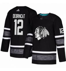 Men's Adidas Chicago Blackhawks #12 Alex DeBrincat Black 2019 All-Star Game Parley Authentic Stitched NHL Jersey