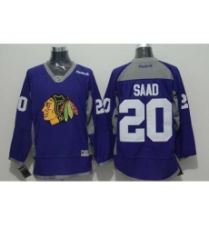 nhl jerseys chicago blackhawks #20 saad purple