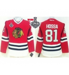 women nhl jerseys chicago blackhawks #81 hossa red[2015 stanley cup]