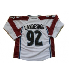 NHL Jerseys Colorado Avalanche #92 Landeskog White Jesreys