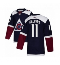 Youth Adidas Colorado Avalanche 11 Matt Calvert Premier Navy Blue Alternate NHL Jersey 