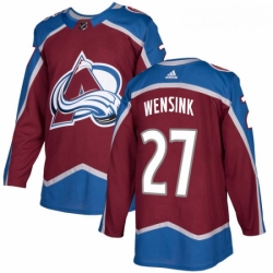 Youth Adidas Colorado Avalanche 27 John Wensink Authentic Burgundy Red Home NHL Jersey 