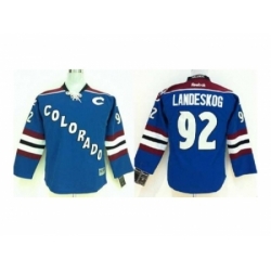 Youth nhl jerseys colorado avalanche #92 landeskog lt.blue