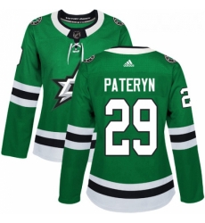 Womens Adidas Dallas Stars 29 Greg Pateryn Premier Green Home NHL Jersey 