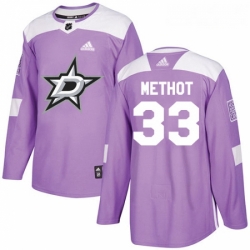 Youth Adidas Dallas Stars 33 Marc Methot Authentic Purple Fights Cancer Practice NHL Jersey 