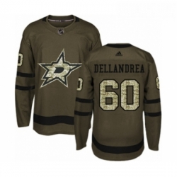 Youth Adidas Dallas Stars 60 Ty Dellandrea Premier Green Salute to Service NHL Jersey 