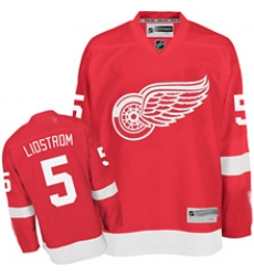 RBK hockey jerseys,Detroit Red Wings 5# Nicklas Lidstrom Home