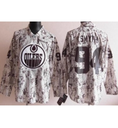 Edmonton Oilers 94# Ryan Smyth White Camo NHL Jerseys