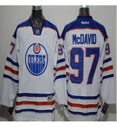 Edmonton Oilers #97 Connor McDavid White Stitched NHL Jersey